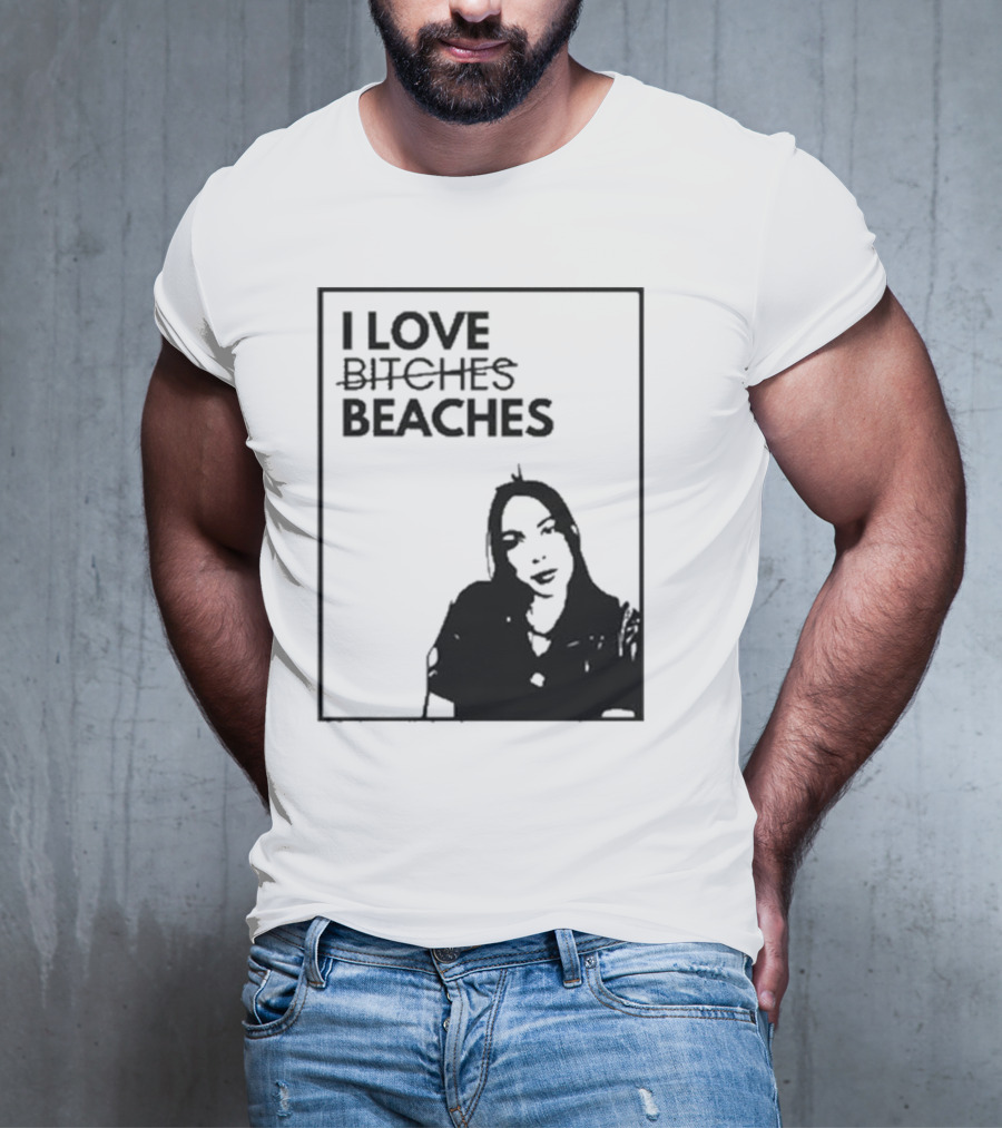 Charlotte I Love Beaches Image T-Shirt