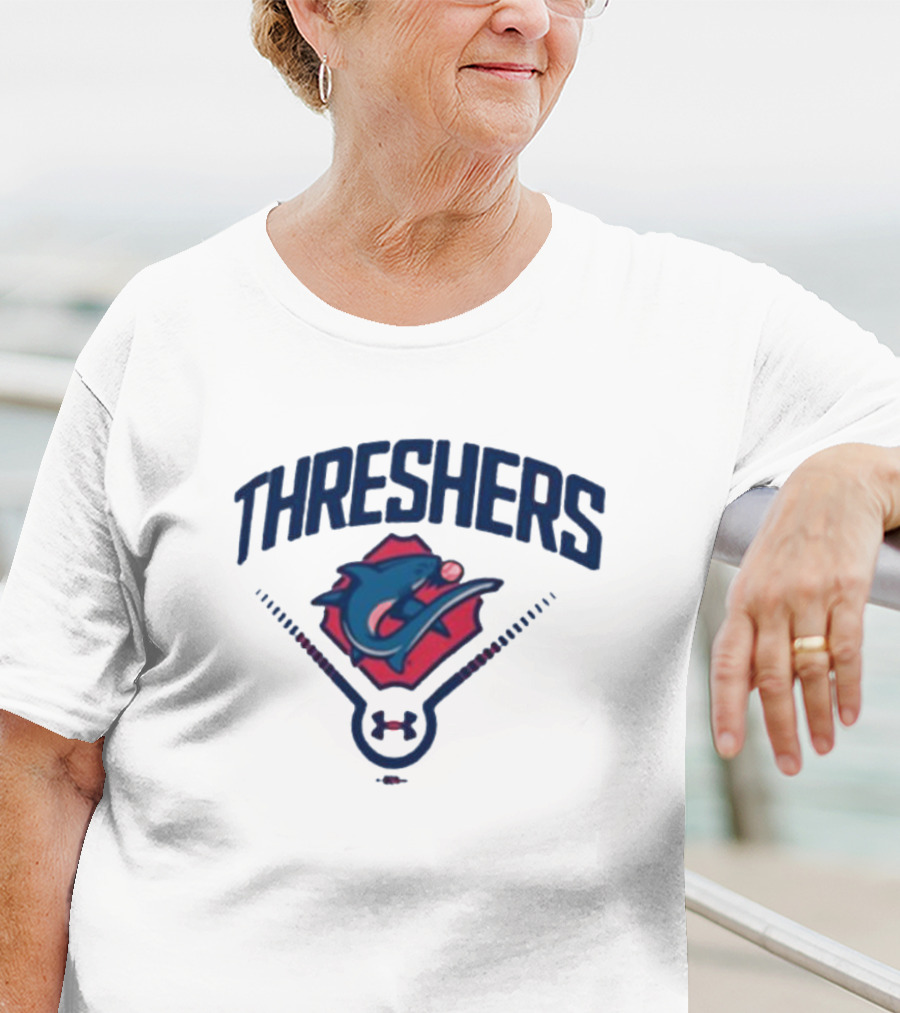 Threshers Under Armour Youth Tech Baseball T-Shirt