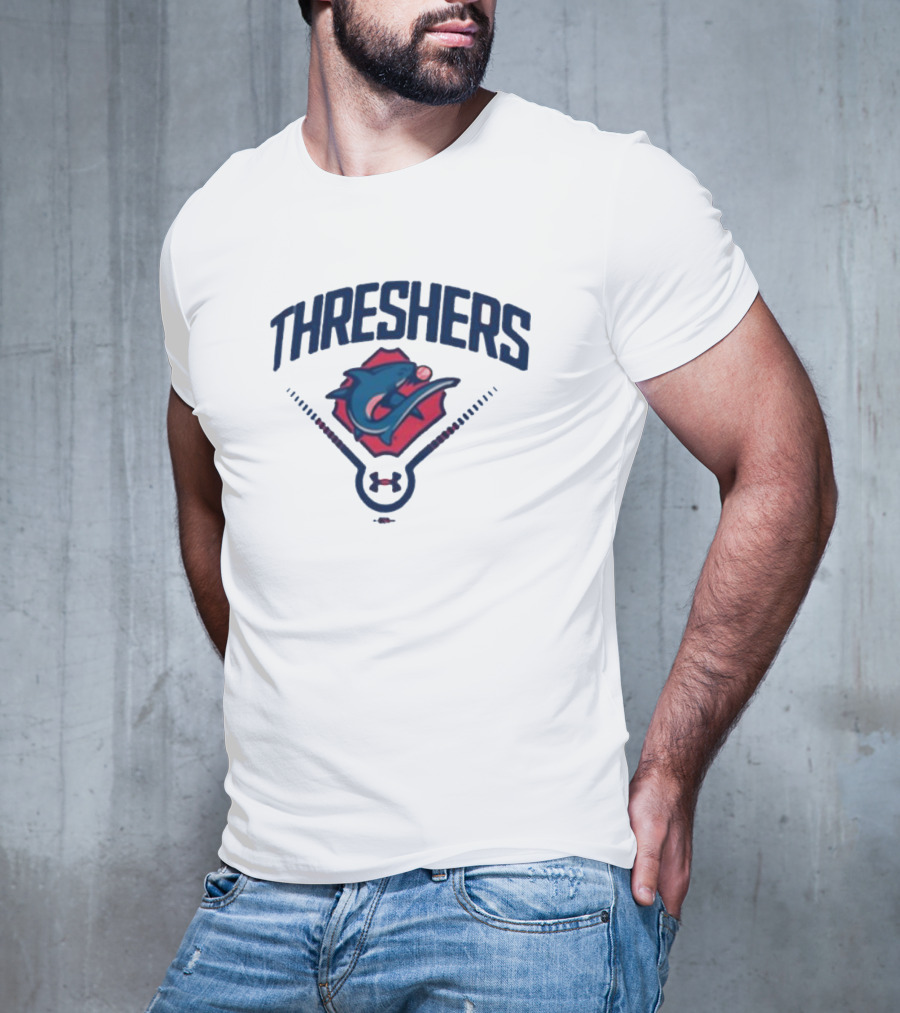 Threshers Under Armour Youth Tech Baseball T-Shirt