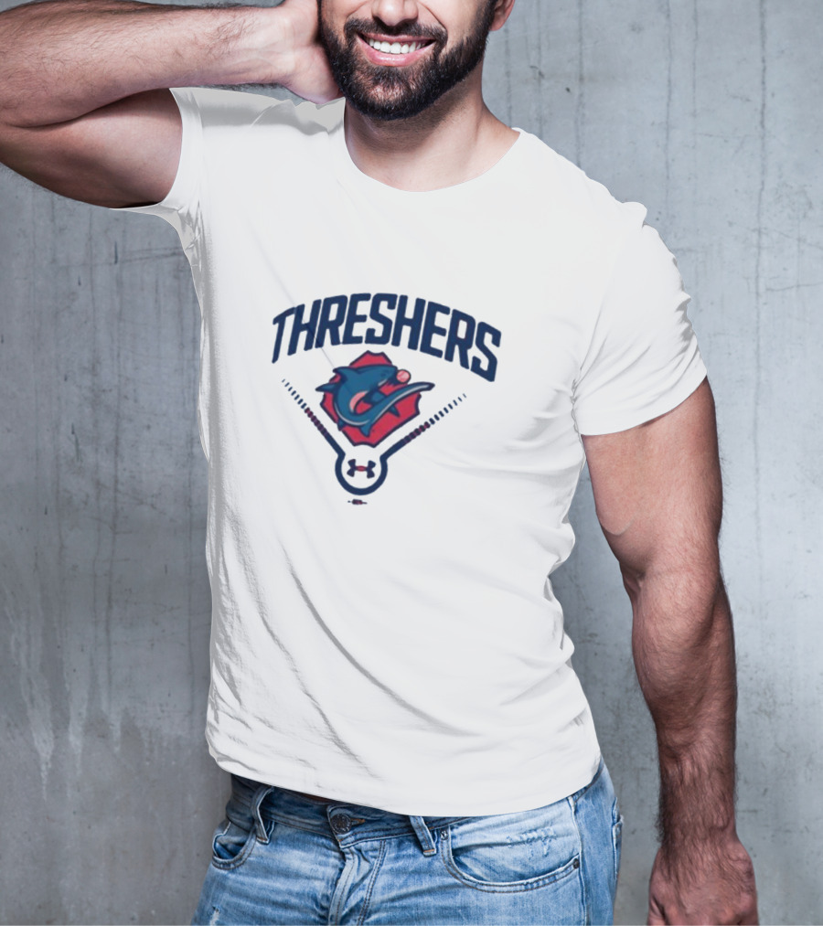 Threshers Under Armour Youth Tech Baseball T-Shirt