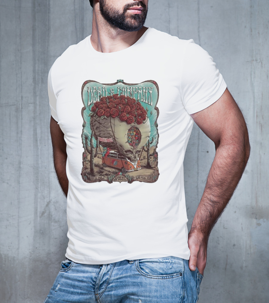 Dead And Company Skull Roses And VW Bus May 16 T-Shirt