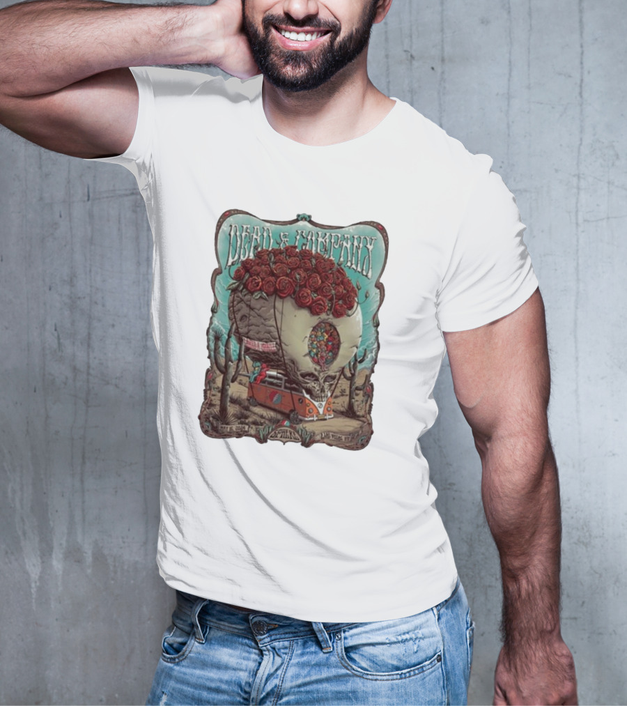 Dead And Company Skull Roses And VW Bus May 16 T-Shirt