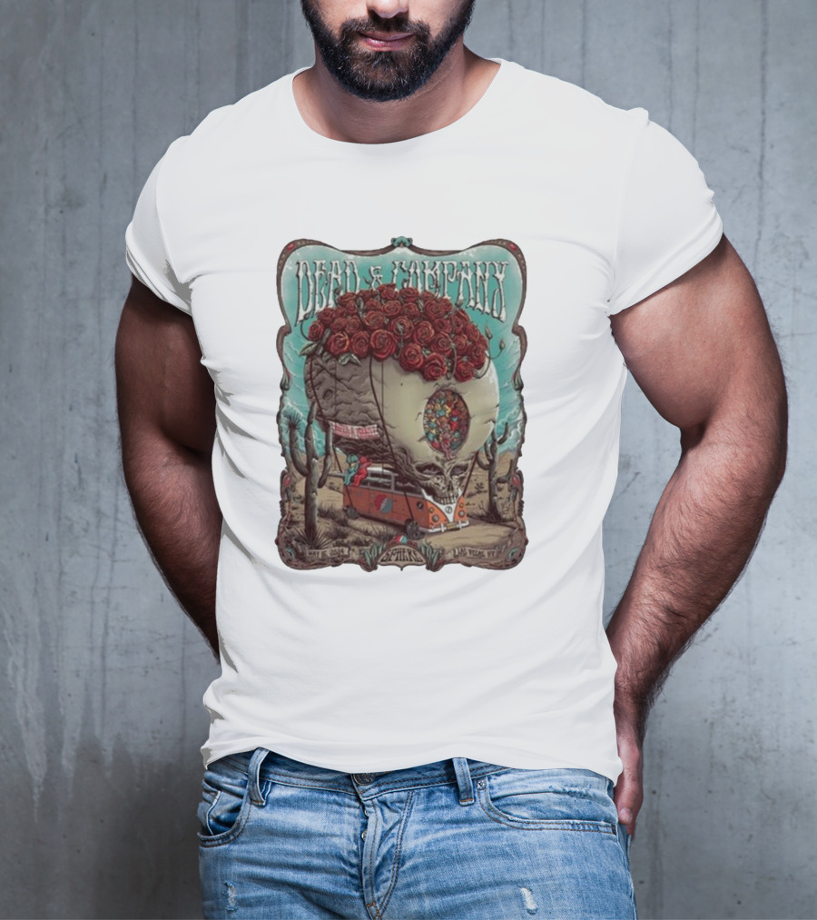 Dead And Company Skull Roses And VW Bus May 16 T-Shirt