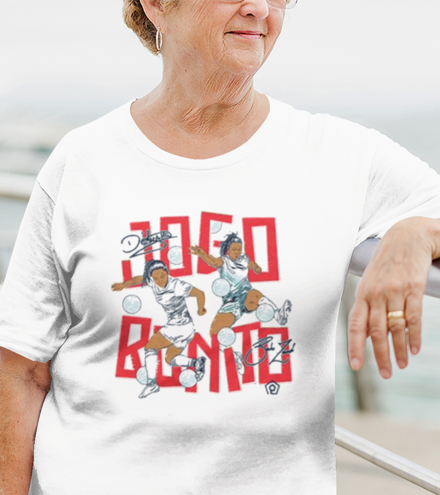 Jogo Bonito Debinha And Bia Zaneratto Soccer Signature T-Shirt