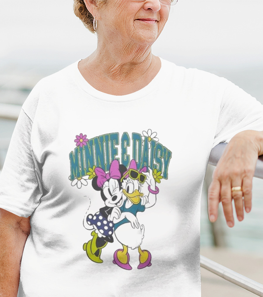 Disney Minnie And Daisy Youth Playful Friends T-Shirt