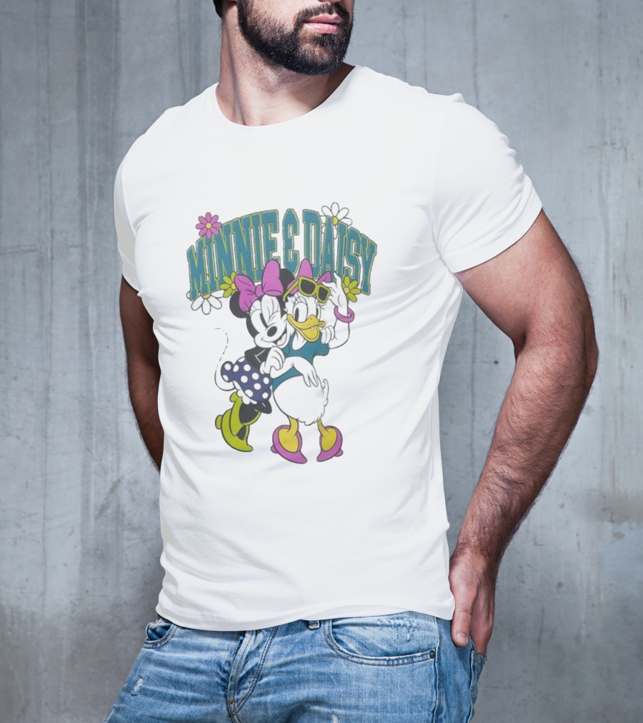 Disney Minnie And Daisy Youth Playful Friends T-Shirt