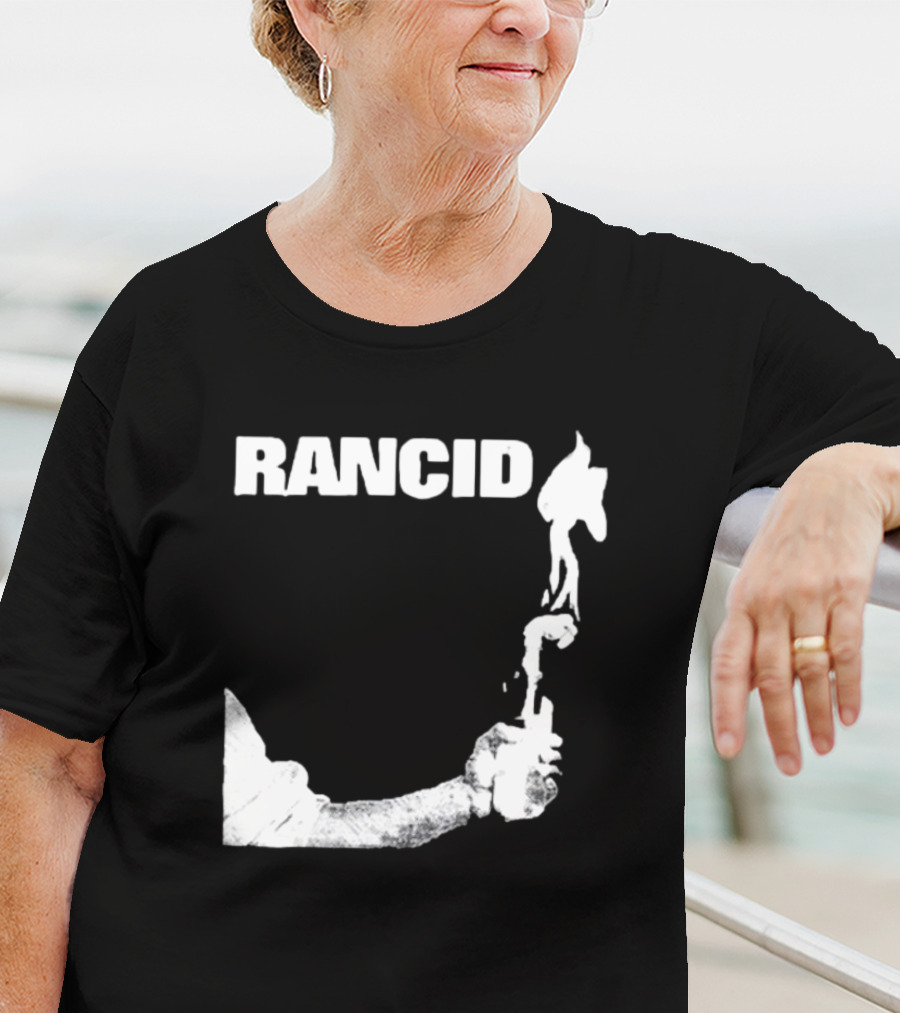 Rancid Band Logo Molotov Cocktail T-Shirt