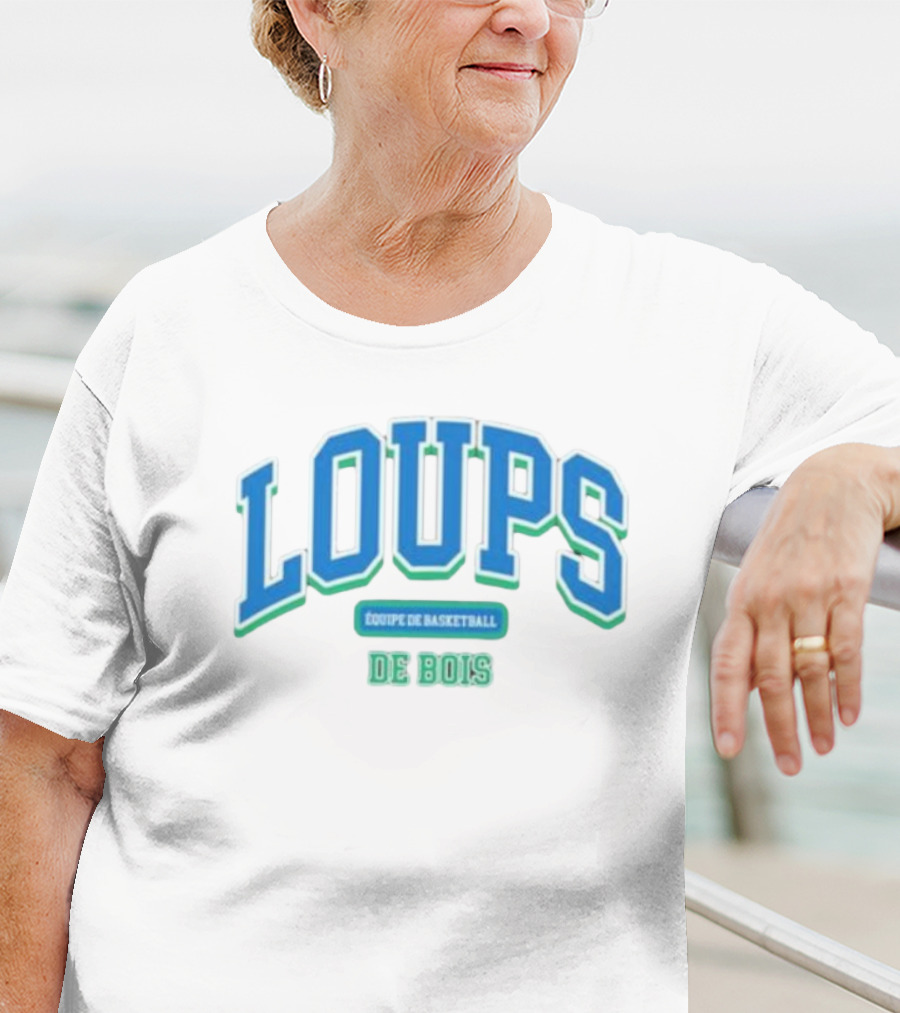 Loups Équipe De Basketball De Bois Rudy Gobert T-Shirt