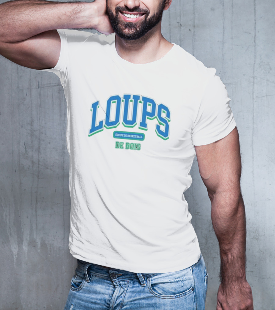 Loups Équipe De Basketball De Bois Rudy Gobert T-Shirt