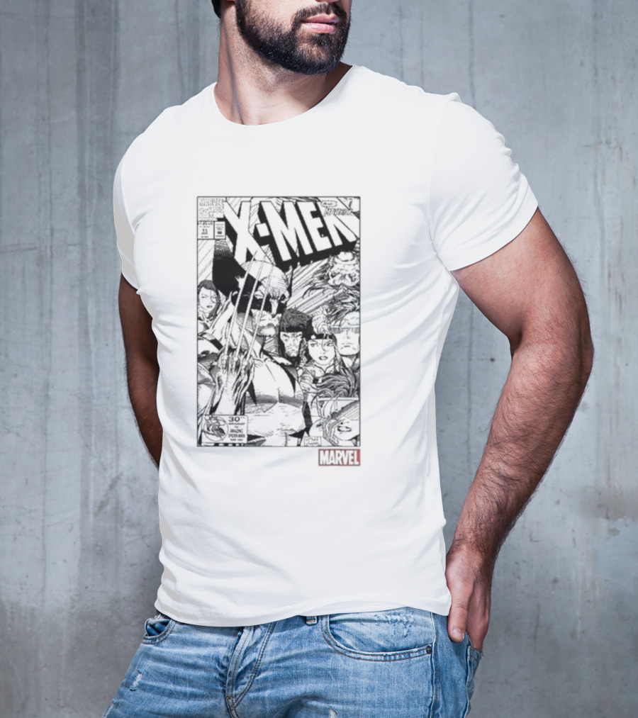 X-Men Marvel Comic Wolverine Team T-Shirt