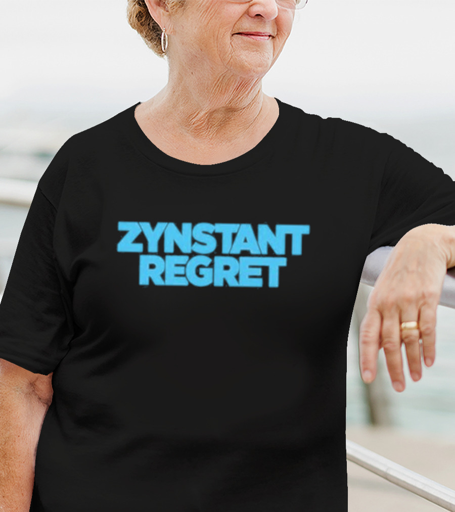 Zynstant Regret Bold Minimalist Humor T-Shirt