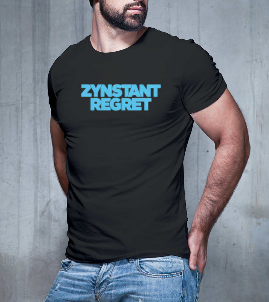 Zynstant Regret Bold Minimalist Humor T-Shirt
