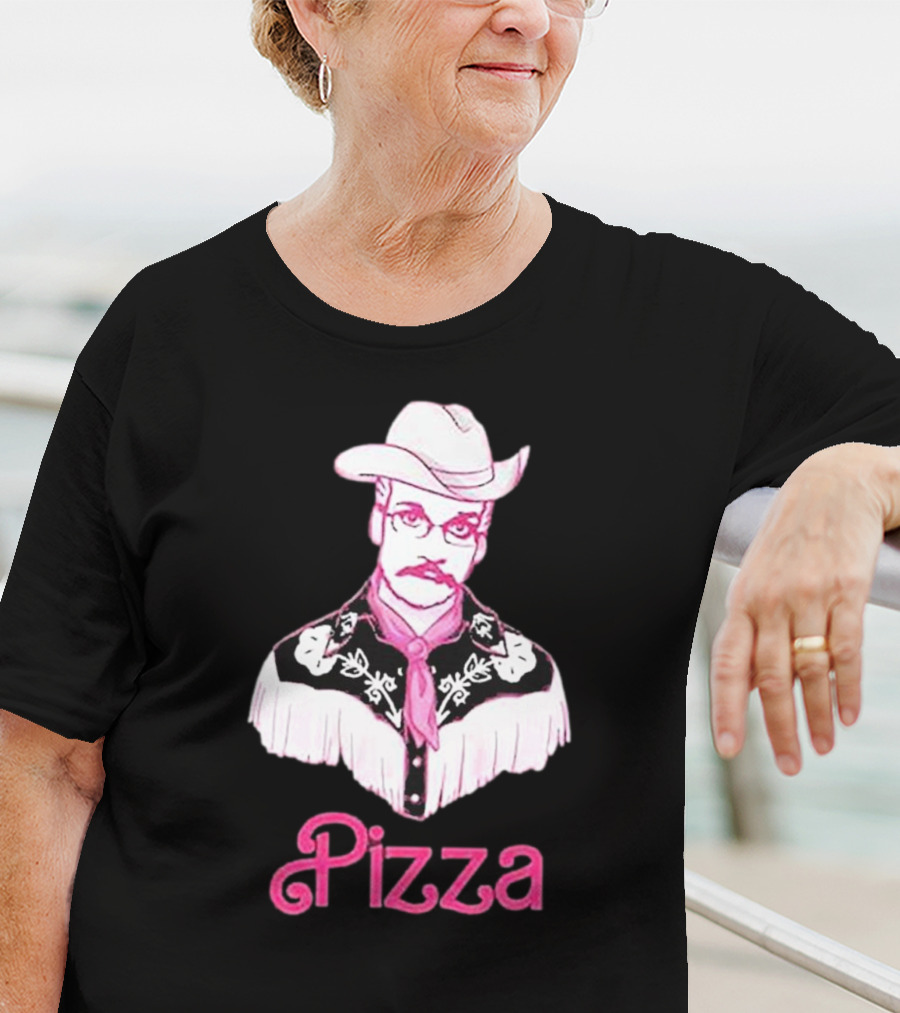 John Green He's Just Cowboy Pizza T-Shirt