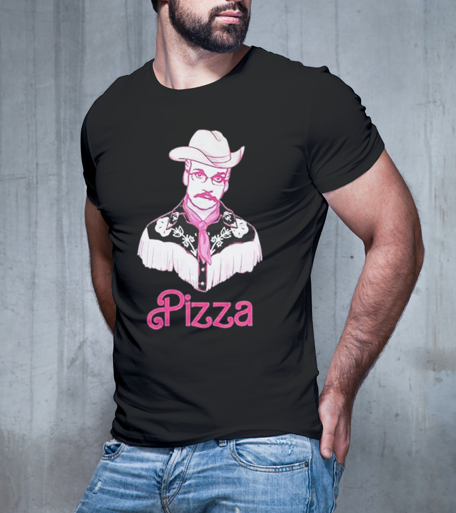 John Green He's Just Cowboy Pizza T-Shirt