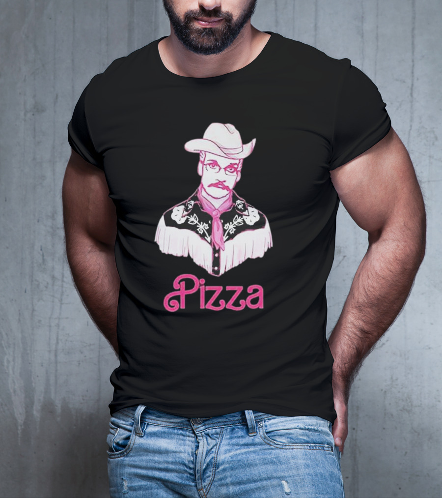John Green He's Just Cowboy Pizza T-Shirt