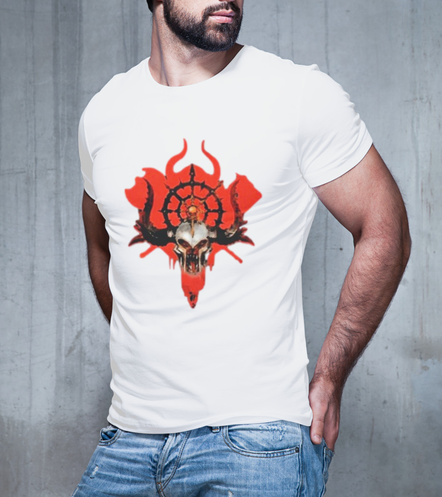 Slaves To Darkness Ravagers Skull And Chaos T-Shirt