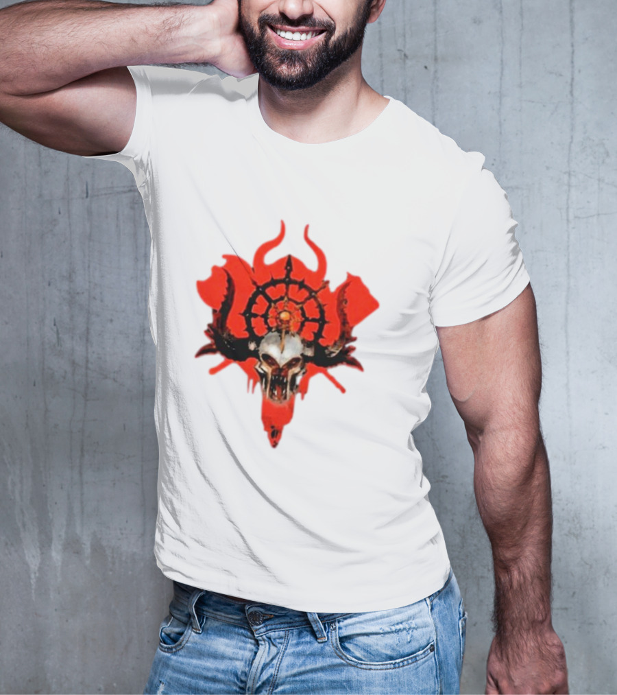 Slaves To Darkness Ravagers Skull And Chaos T-Shirt