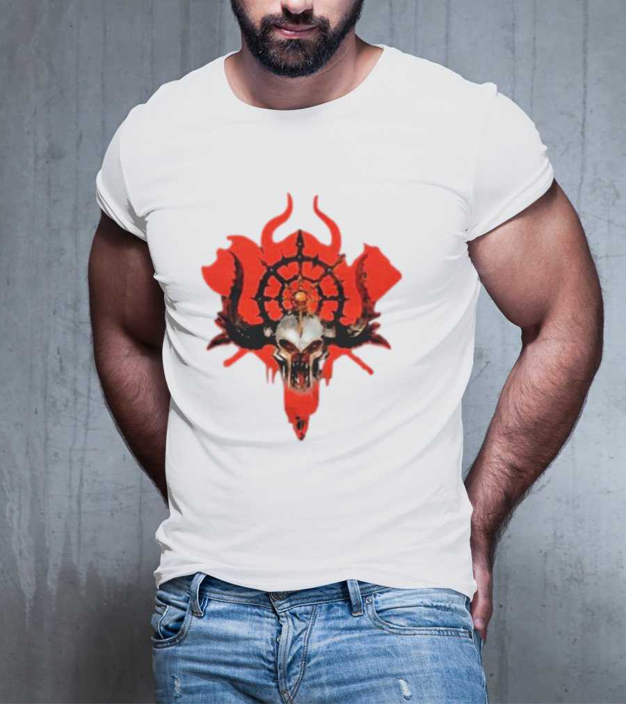 Slaves To Darkness Ravagers Skull And Chaos T-Shirt
