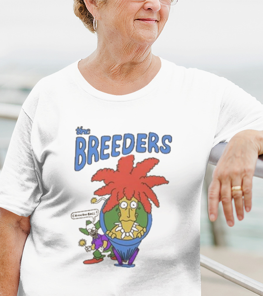 The Breeders I'm The Last Splash Cartoon Character With Red Hair In Vase T-Shirt