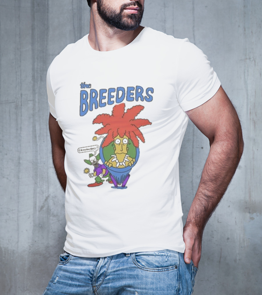 The Breeders I'm The Last Splash Cartoon Character With Red Hair In Vase T-Shirt