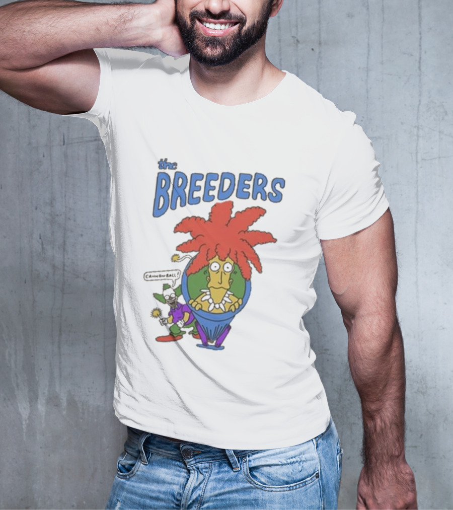 The Breeders I'm The Last Splash Cartoon Character With Red Hair In Vase T-Shirt