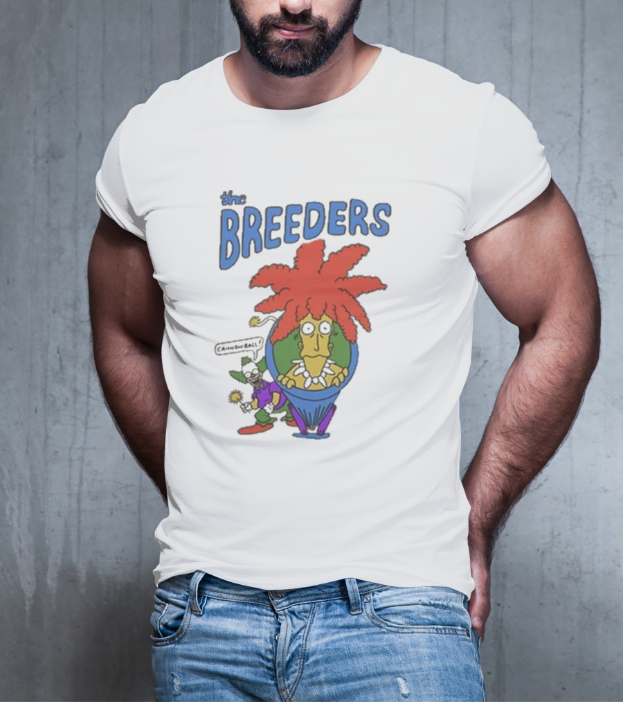 The Breeders I'm The Last Splash Cartoon Character With Red Hair In Vase T-Shirt