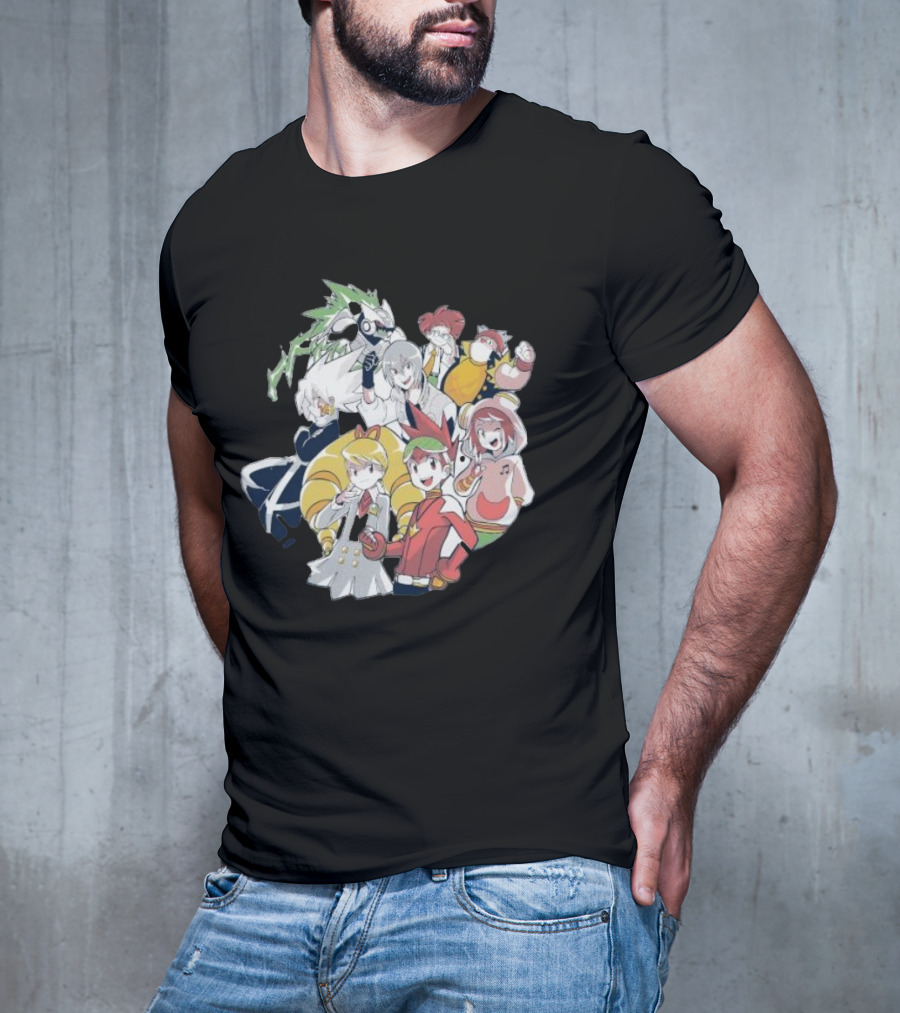 Mega Man Star Force Allies Heroes And Characters T-Shirt