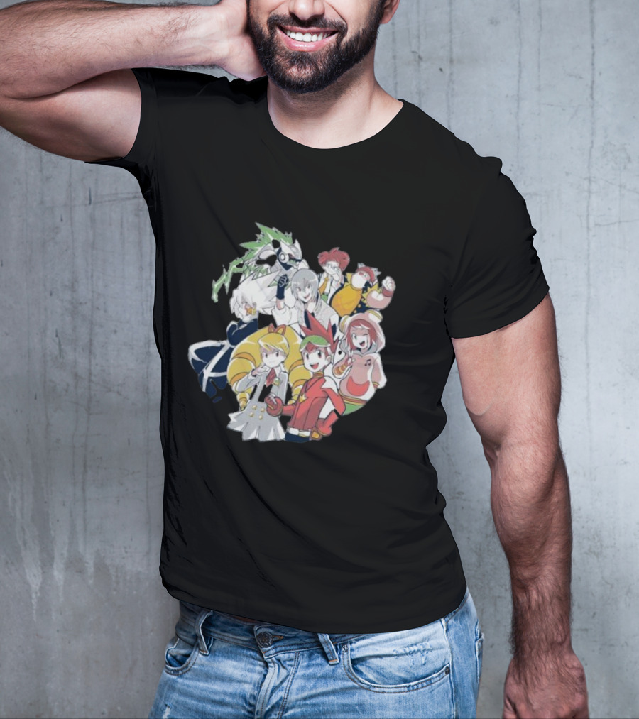 Mega Man Star Force Allies Heroes And Characters T-Shirt