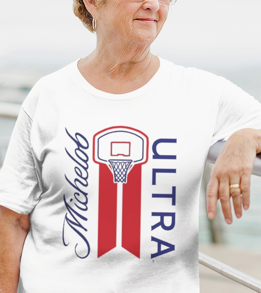 Michelob Ultra Basketball Hoop T-Shirt