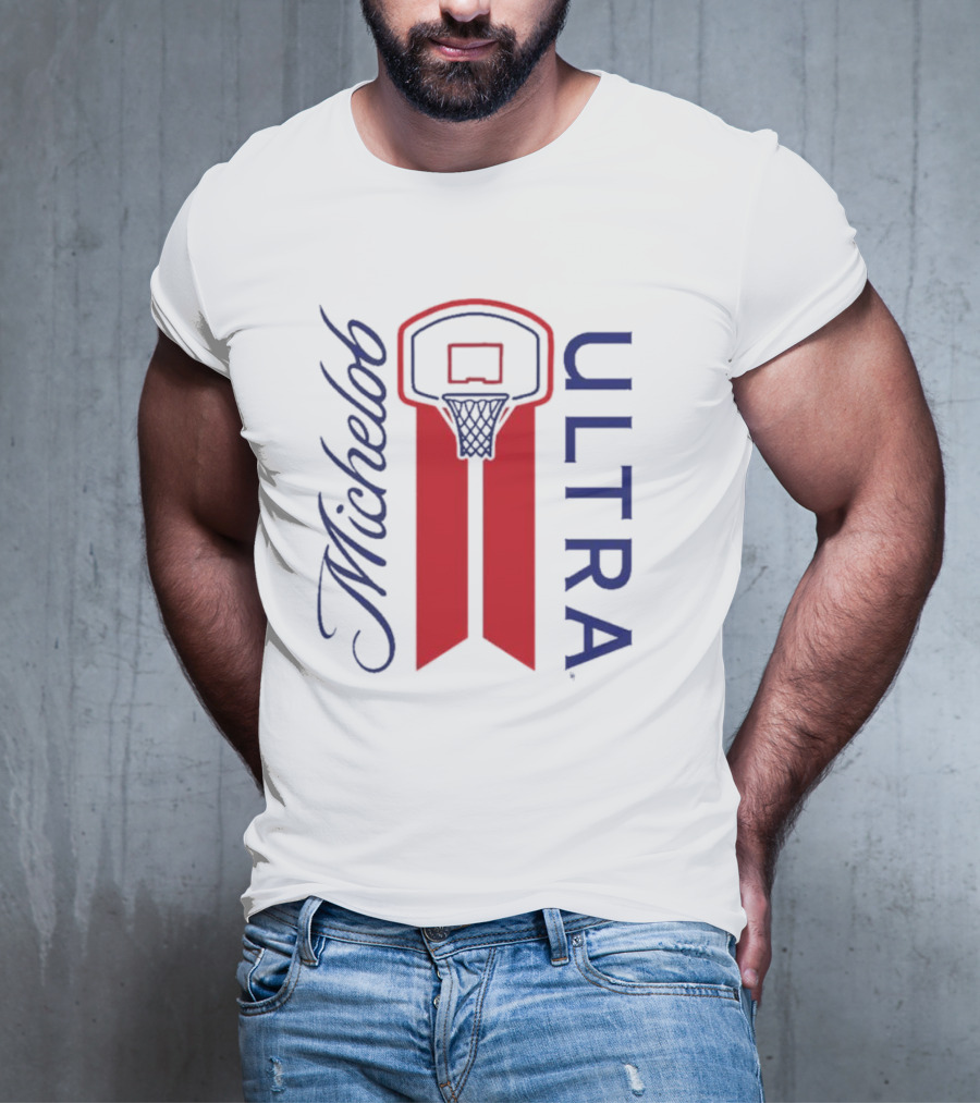 Michelob Ultra Basketball Hoop T-Shirt