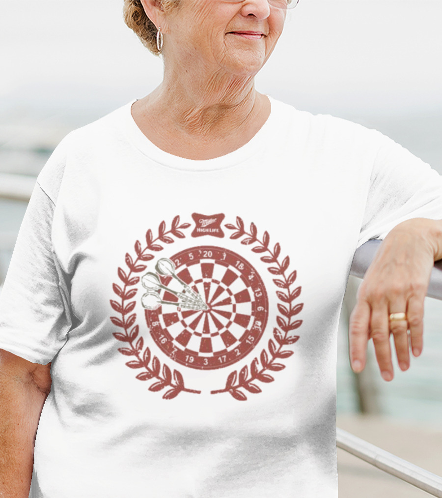 Miller High Life Dartboard Laurel T-Shirt