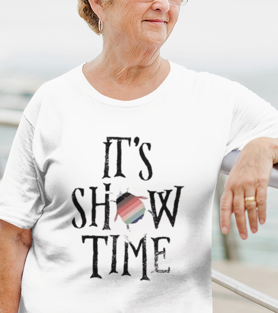 It's Showtime Beetlejuice Rainbow Pride T-Shirt