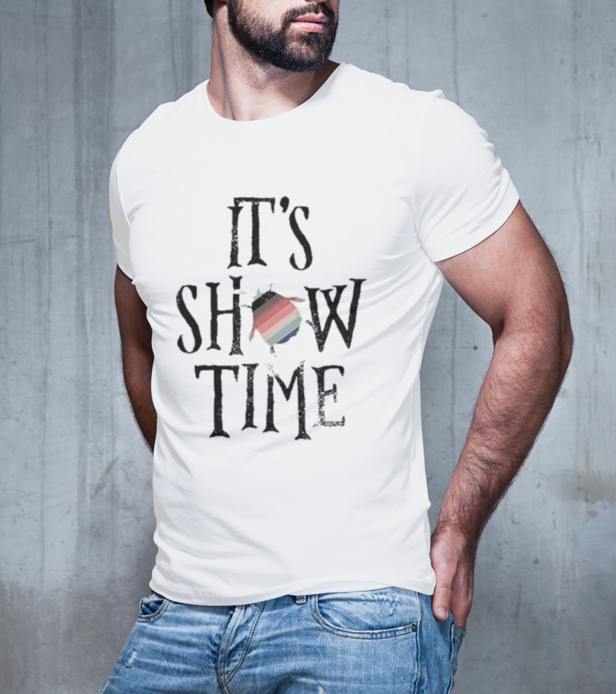 It's Showtime Beetlejuice Rainbow Pride T-Shirt