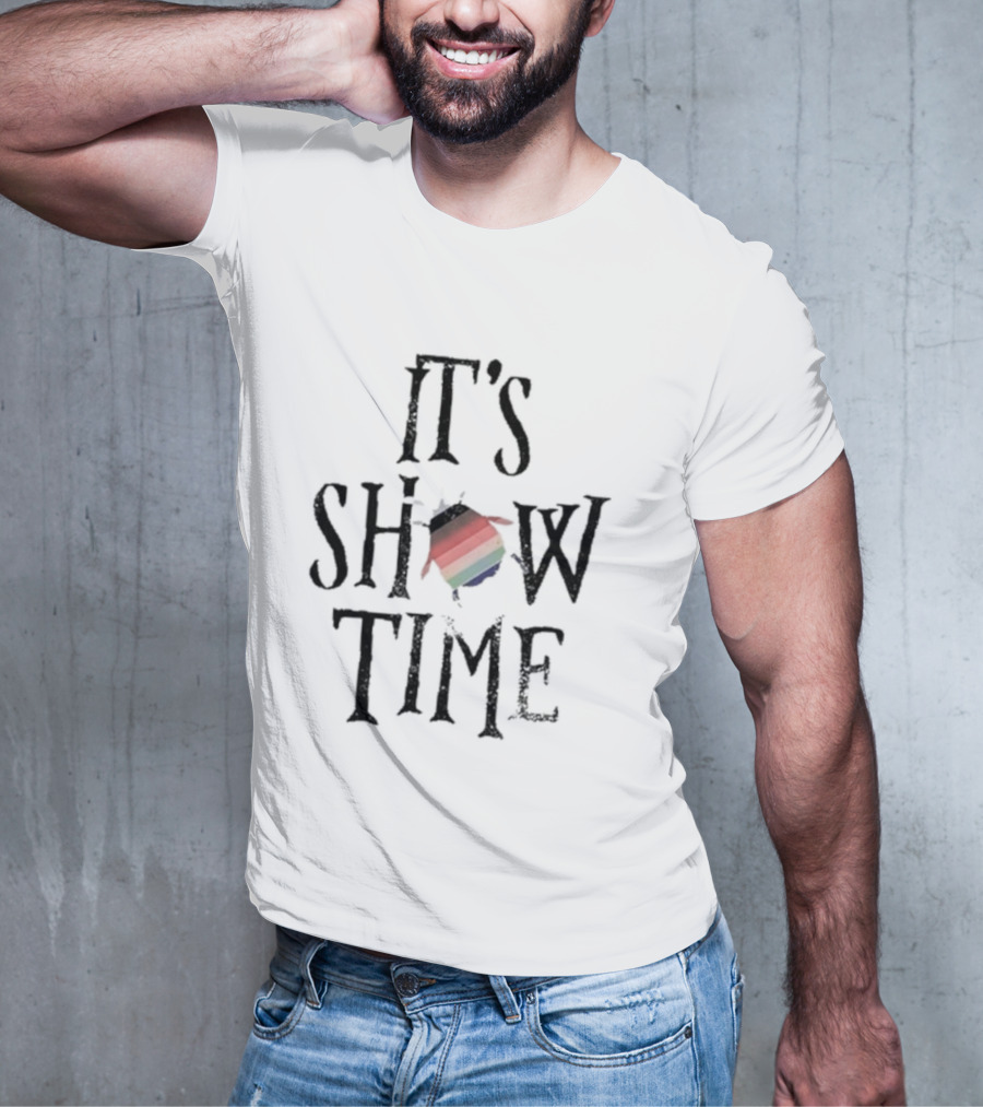 It's Showtime Beetlejuice Rainbow Pride T-Shirt