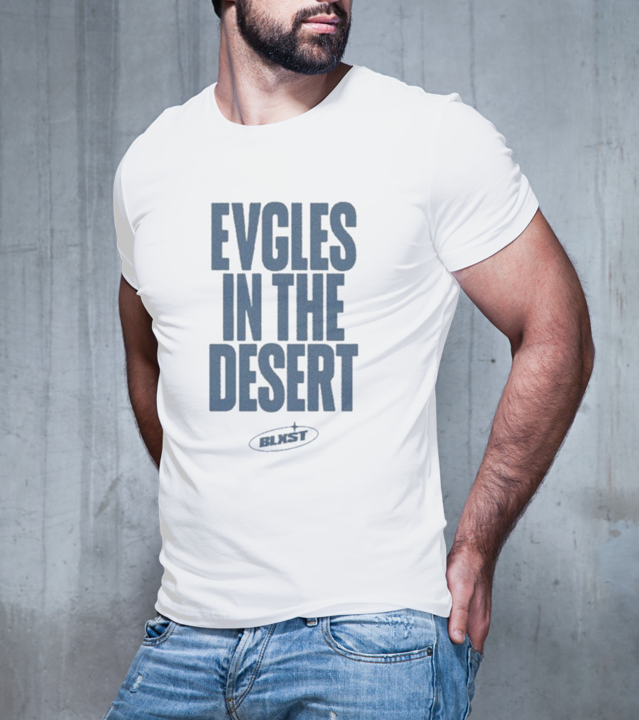Blxst Evgles In The Desert Denim T-Shirt