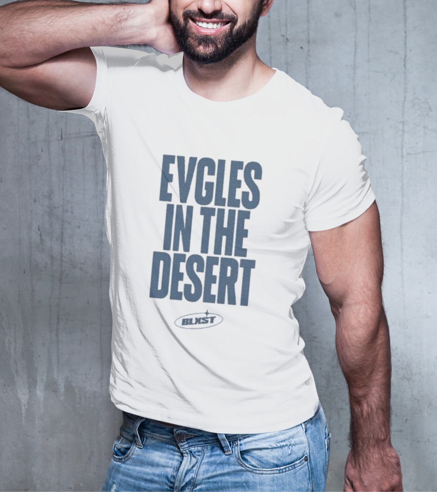 Blxst Evgles In The Desert Denim T-Shirt