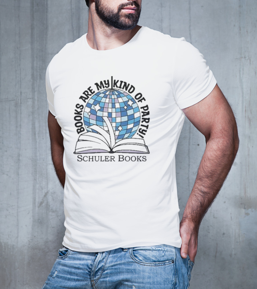 Schuler Books Are My Kind Of Party Reflecting Disco Vibes T-Shirt