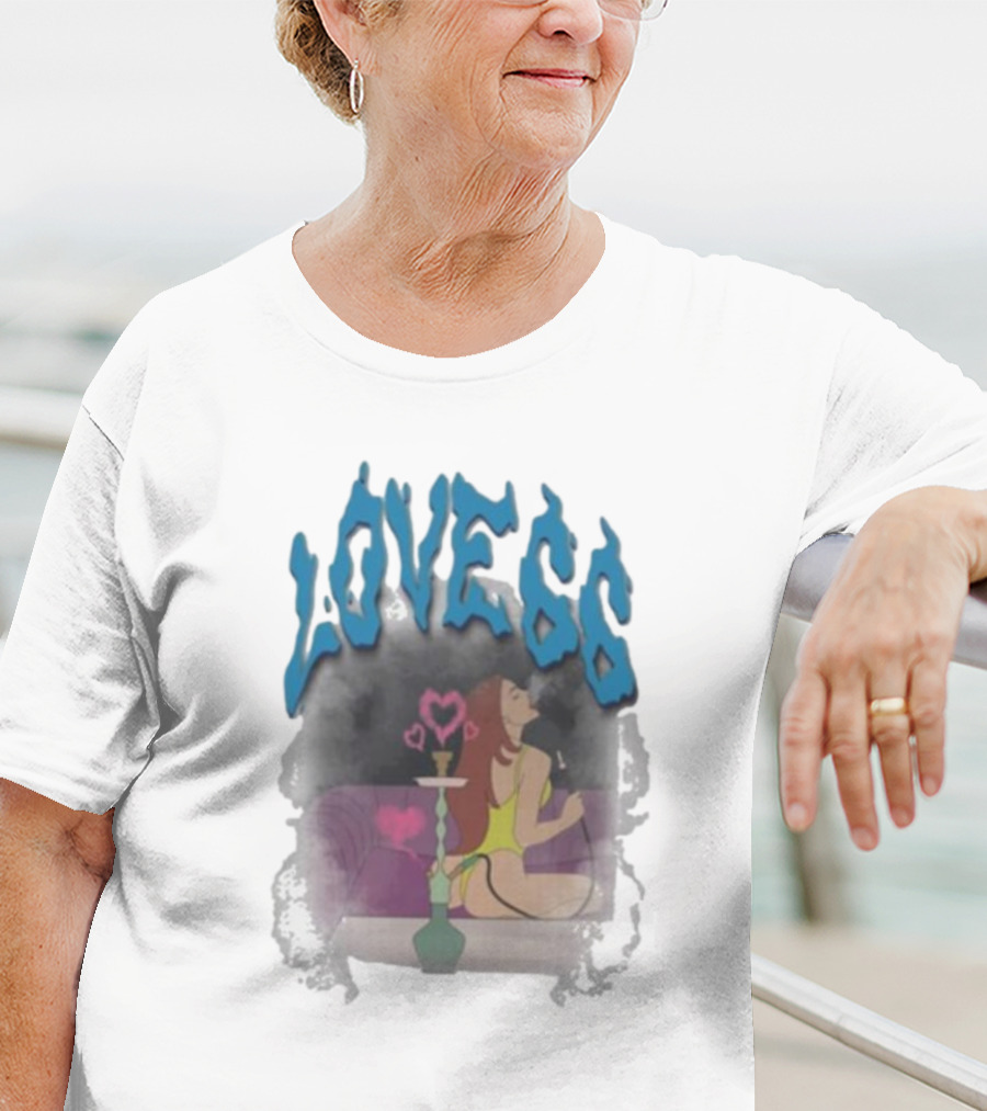 Chicklet And Maleni Love66 Hookah Lounge Heart T-Shirt