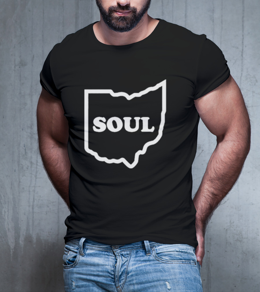 Colemine Records Ohio Soul In State Outline T-Shirt