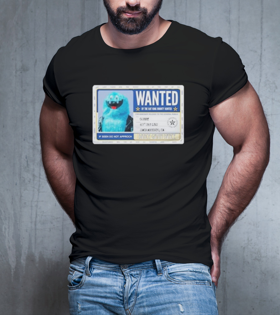 Dance Gavin Dance Wanted Gobby Rae King Bounty Hunter Sacramento T-Shirt