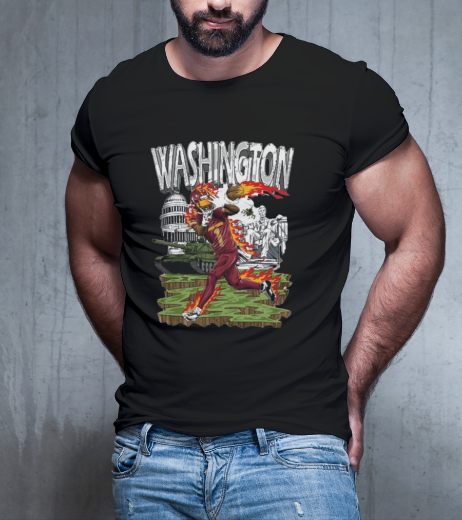Washington Dark Horse JD X DH Football Capitol T-Shirt