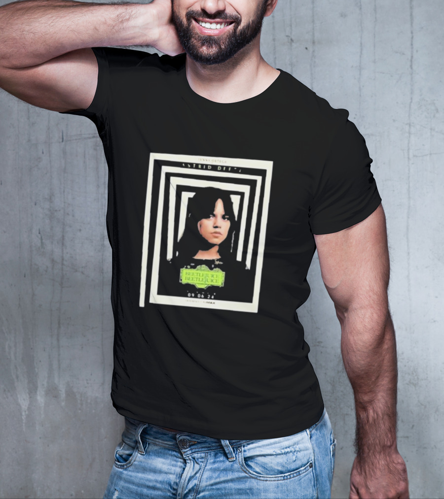 Jenna Ortega Astrid Deetz Beetlejuice 09 06 24 Warner Bros IMAX T-Shirt
