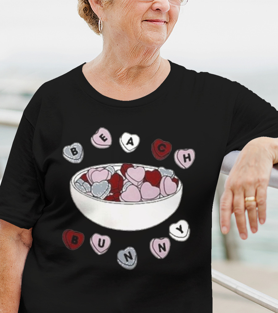 Beach Bunny Candy Heart Bowl T-Shirt