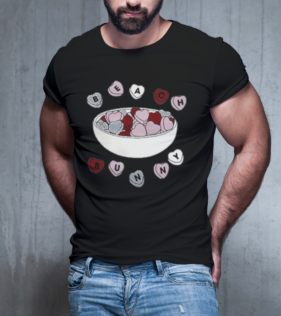 Beach Bunny Candy Heart Bowl T-Shirt