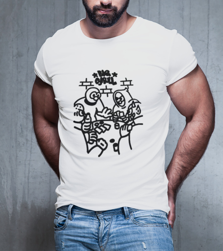 Big Skull Studio Big Skull Poker Game Street T-Shirt
