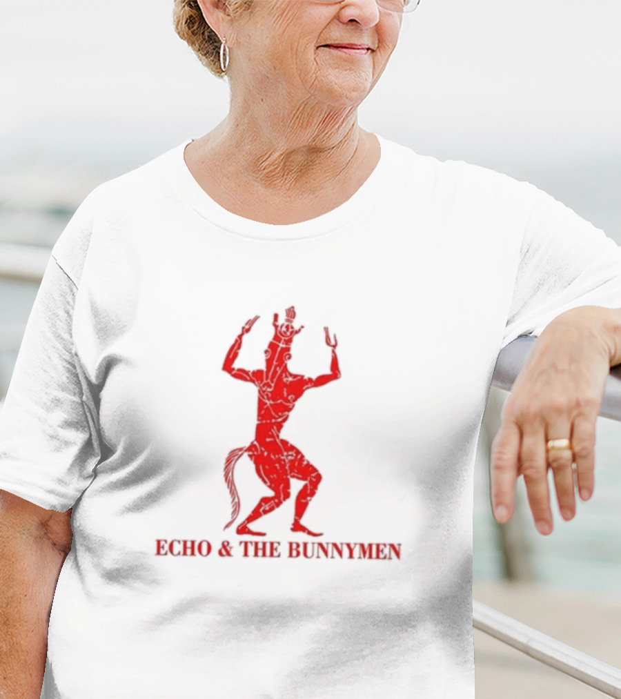 Echo And The Bunnymen Bring On The Dancing Horses Red Mythical Centaur T-Shirt