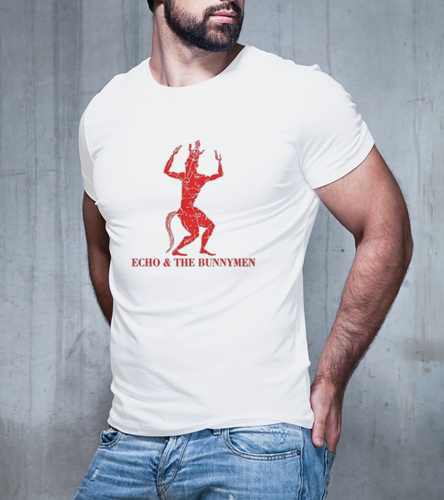 Echo And The Bunnymen Bring On The Dancing Horses Red Mythical Centaur T-Shirt
