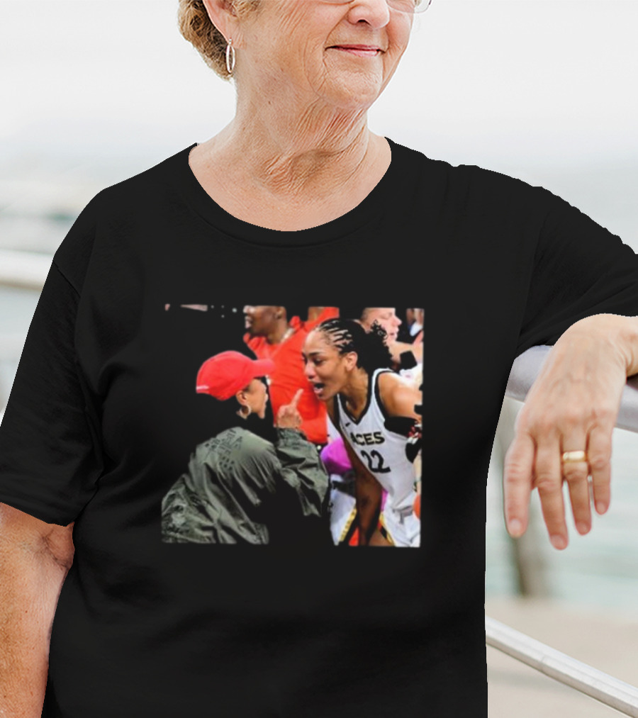 A’ja Wilson Dawn Staley Las Vegas Aces And Anxiety T-Shirt