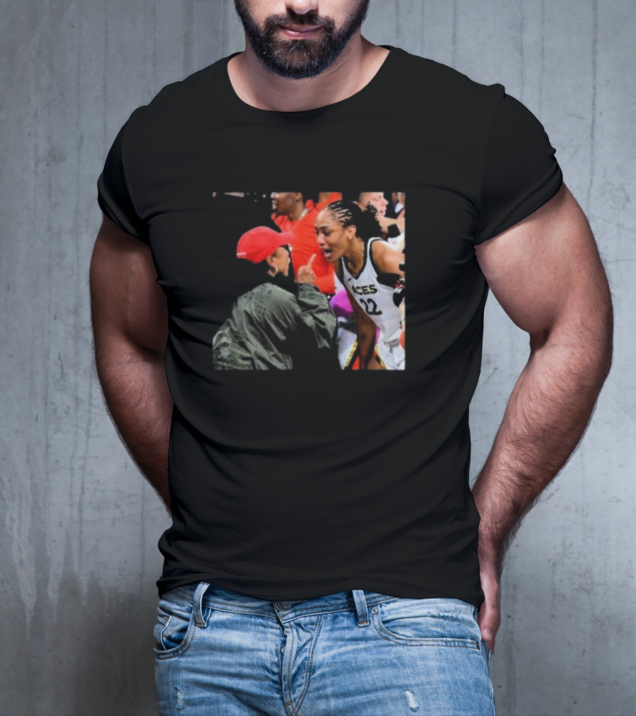 A’ja Wilson Dawn Staley Las Vegas Aces And Anxiety T-Shirt