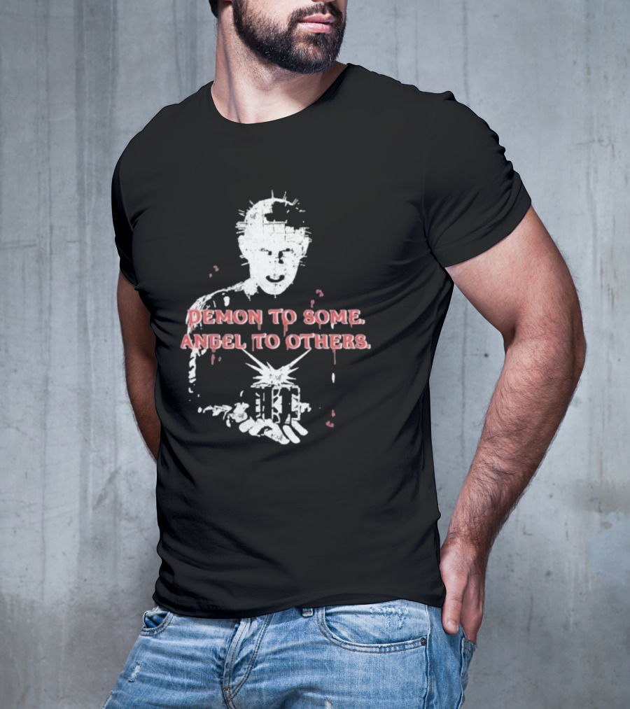 Demon To Some Angel To Others Hellraiser Puzzle Box T-Shirt